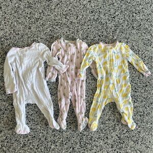 Could island Newborn footie PJs